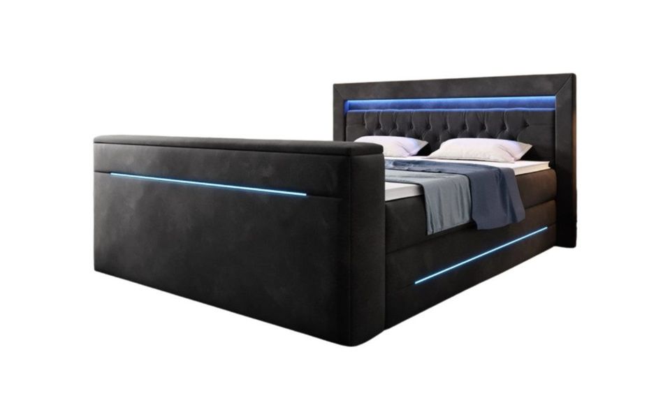 Luxusbetten24 Boxspringbett Pluto, mit TV Lift, günstig online kaufen