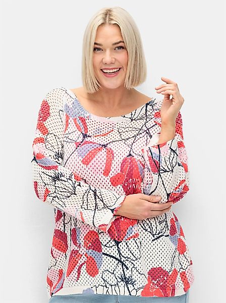 Sheego 3/4 Arm-Pullover "Pullover" günstig online kaufen