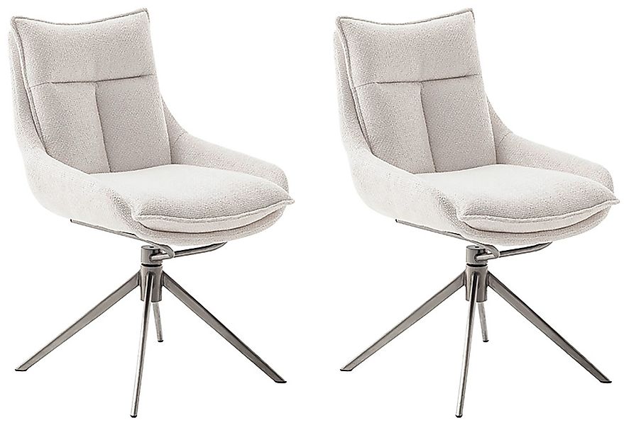 MCA furniture Esszimmerstuhl, Strukturstoff, (2er-Set), drehbar 360°, Dreh- günstig online kaufen