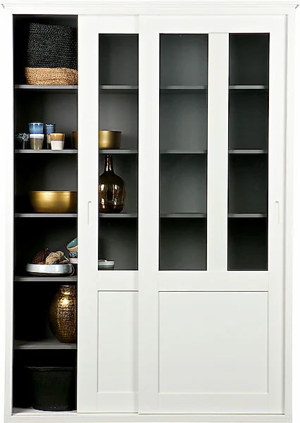 WOOOD Vitrine »Vince«, aus massive Kiefer, Breite 147 cm günstig online kaufen