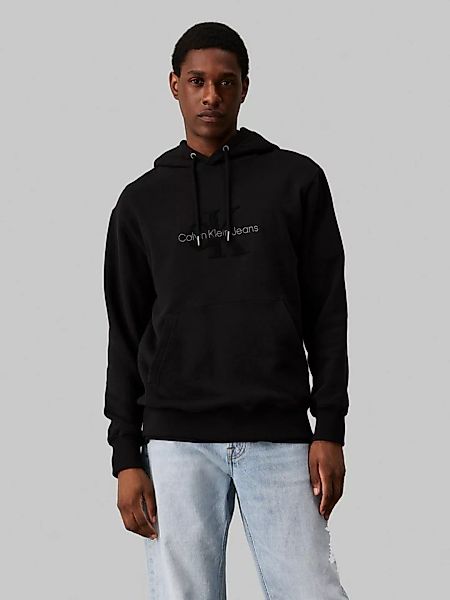 Calvin Klein Jeans Kapuzensweatshirt CHENILLE MONOLOGO HOODIE mit Logostick günstig online kaufen