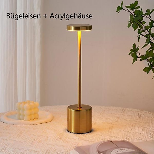 YINDN LED Tischleuchte Tischlampe, Stufenlos Dimmbar günstig online kaufen