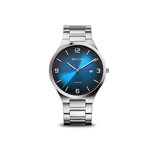 Bering Quarzuhr Bering Titanium silber gebürstet 15240-777 15240-777, Berin günstig online kaufen