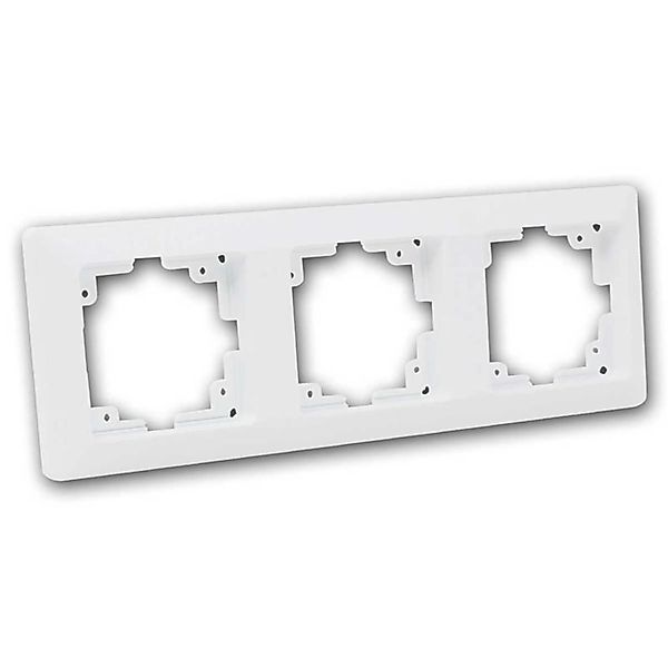 ChiliTec MILOS 3-Fach Rahmen Weiß Matt Dreifachrahmen günstig online kaufen