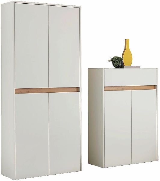 Home affaire Garderoben-Set "City/Giron, moderne Garderobe, viel Stauraum, günstig online kaufen