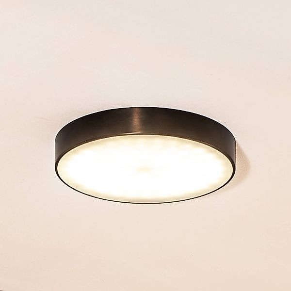 LED-Deckenleuchte Timur, anthrazit, Stahl, Ø 34 cm günstig online kaufen