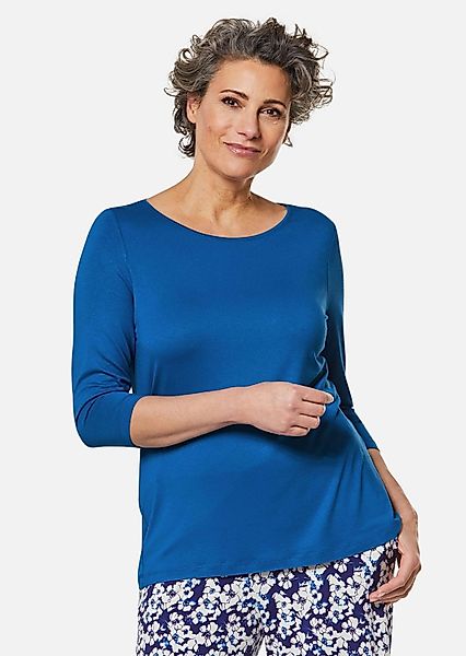 GOLDNER 3/4-Arm-Shirt Trageangenehmes Viskoseshirt mit Elasthan günstig online kaufen