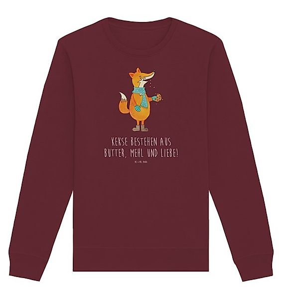 Mr. & Mrs. Panda Longpullover Fuchs Keks Größe L - Burgundy - Geschenk, Wei günstig online kaufen