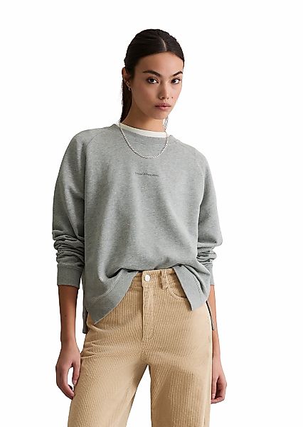 Marc OPolo DENIM Sweatshirt, Bio-Baumwolle, Logo-Schriftzug, Rundhalsaussch günstig online kaufen