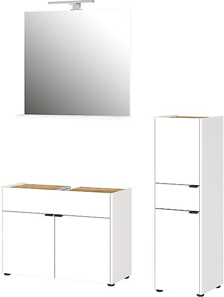 GERMANIA Badmöbel-Set Ameca, (3-St), Badezimmer-Set bestehend günstig online kaufen