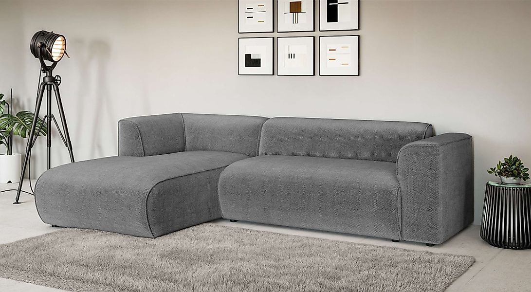 Home affaire Ecksofa "MERID L-Form (257 cm), zeitlos & stilvolles Design," günstig online kaufen