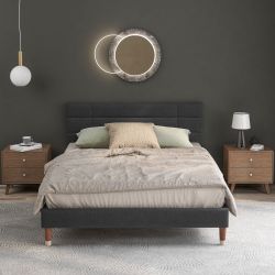 Merax Polsterbett, Doppelbett 140x200 cm,Ehebett mit günstig online kaufen