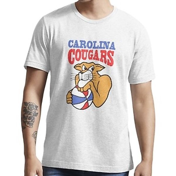 Mitchell And Ness  T-Shirts & Poloshirts T-shirt Carolina Cougars team logo günstig online kaufen