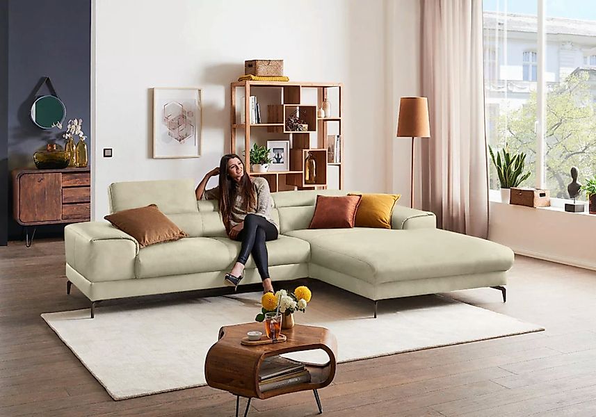 W.SCHILLIG Ecksofa "piedroo, Designsofa mit tollem Sitzkomfort, elegant und günstig online kaufen
