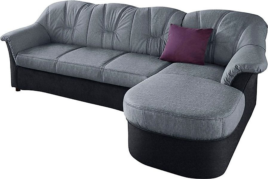 DOMO collection Ecksofa »Flores Schlafsofa, B/T/H: 233/142/86 cm, L-Form« w günstig online kaufen
