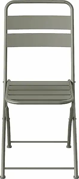 Essentials Klappstuhl »Breeze« () 1 Stk. Bistro Klappstuhl, Metall, grün günstig online kaufen