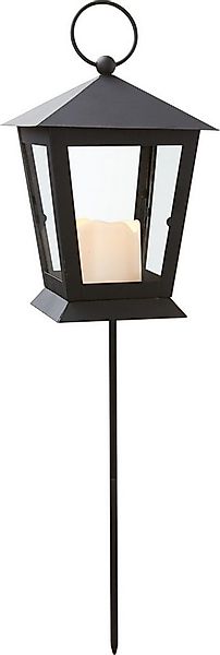 STAR TRADING LED Laterne LED-Laterne"Serene", schwarz, 1 LED-Kerze,40cm günstig online kaufen