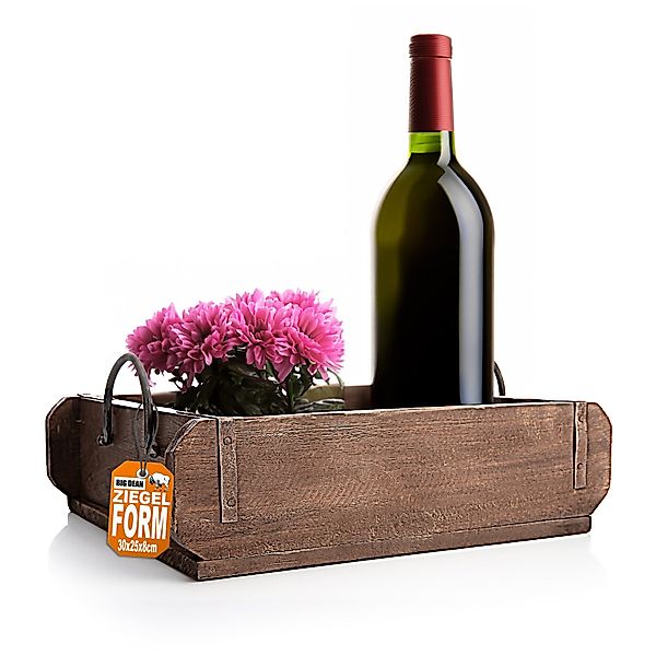 BigDean Aufbewahrungsbox Vintage Ziegelform in Braun günstig online kaufen