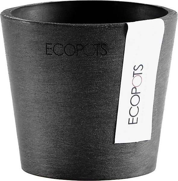 ECOPOTS Blumentopf AMSTERDAM Mini Dark Grey, BxTxH: 8x8x7 cm günstig online kaufen