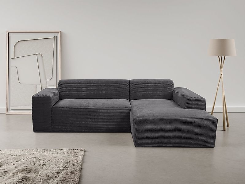 OTTO home Ecksofa Zeus-L modern & zeitlos, Breite 253 cm, bequemes Sofa, Cu günstig online kaufen