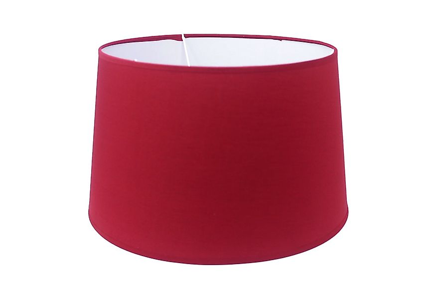 B&S Lampenschirm Lampenschirm rund rot 34,5x30x21,5 cm günstig online kaufen