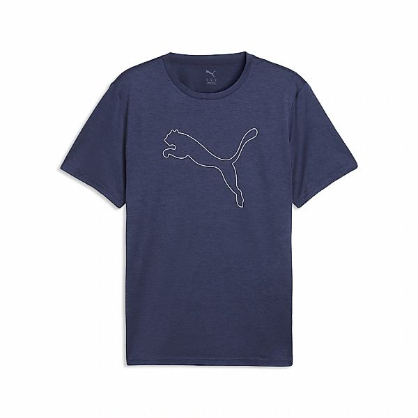 PUMA "TAD ESSENTIALS Meliertes T-Shirt mit Cat Logo Herren" günstig online kaufen