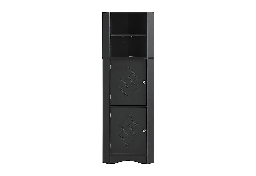 Merax Eckschrank mit Einlegböden,Badezimmerschrank,Badkommode,155cm günstig online kaufen
