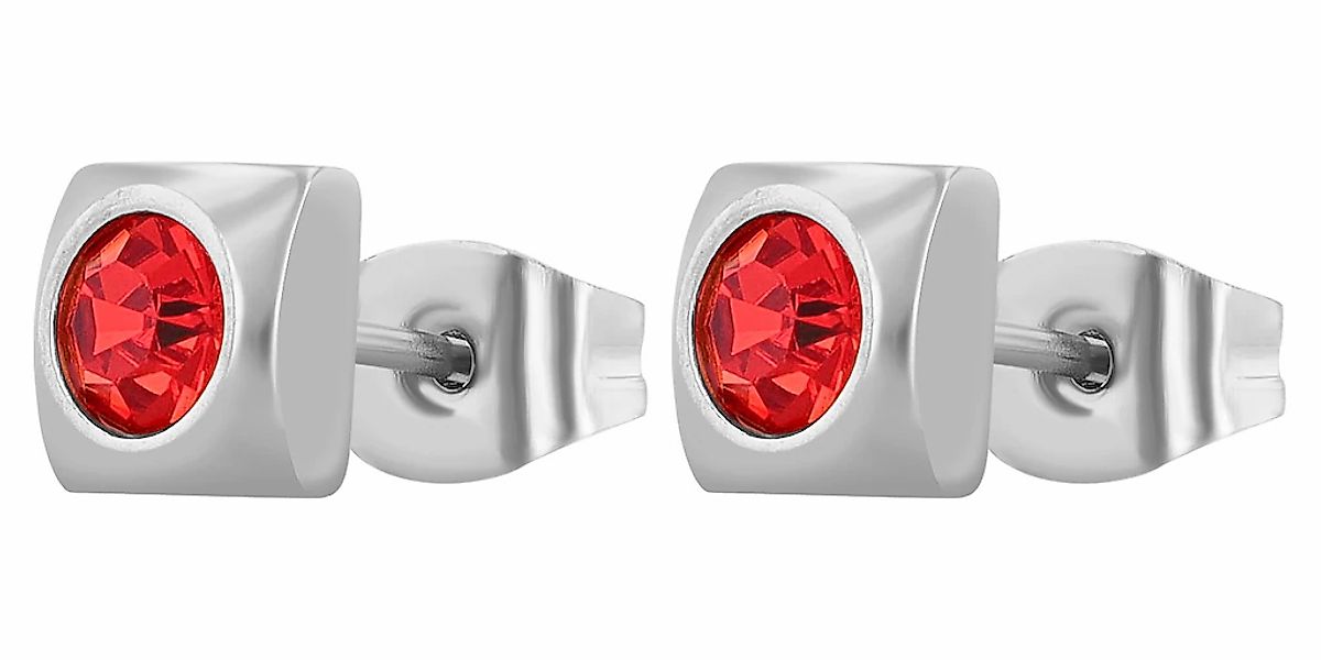 Adelia´s Paar Ohrhänger "Damen Ohrringe – Ohrstecker aus Edelstahl mit Stra günstig online kaufen