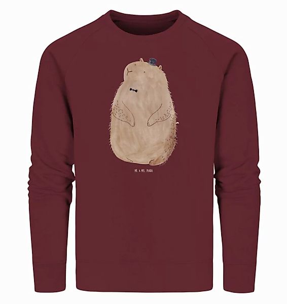 Mr. & Mrs. Panda Longpullover Größe M Murmeltier - Burgundy - Geschenk, Pul günstig online kaufen