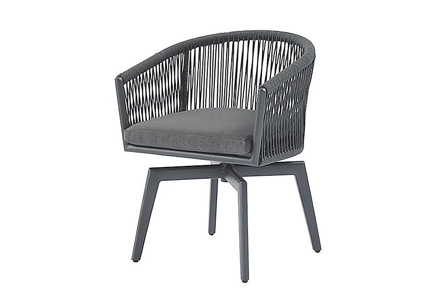 riess-ambiente Gartenstuhl ROPE anthrazit- Aluminium, inkl. Kissen, In- und günstig online kaufen