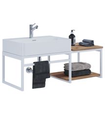 VCM Waschtisch 2-tlg. Waschtisch Badmöbel Holz günstig online kaufen