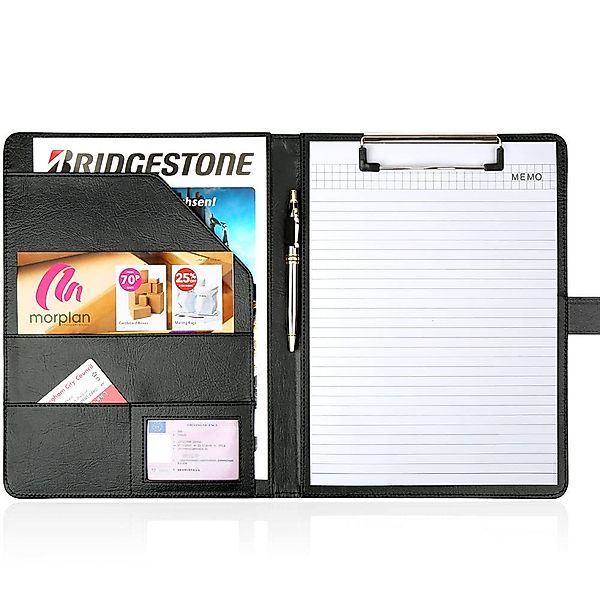 H&S Konferenzmappe Klemmbrettmappe - Schwarz Organizer günstig online kaufen