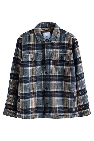 Next Hemdjacke Karierte Hemdjacke mit Teddyfellfutter (1-St) günstig online kaufen