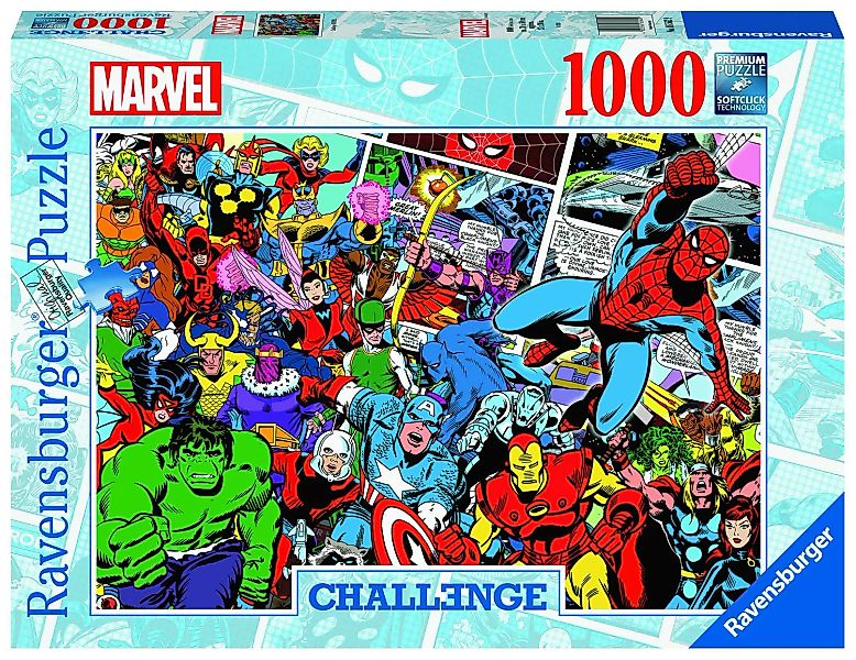 Challenge Marvel - Puzzle 1000 Teile günstig online kaufen