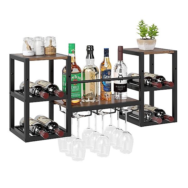 COSTWAY Weinregal, Wandregal, 8 Flaschen & günstig online kaufen