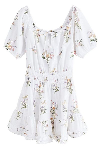 Next Playsuit Strukturierter Mini-Skort, Baumwolle (1-tlg) günstig online kaufen