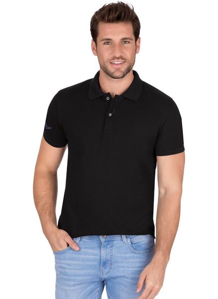 Trigema Poloshirt "TRIGEMA Slim Fit Poloshirt aus DELUXE-Piqué" 1 Stk. tlg. günstig online kaufen