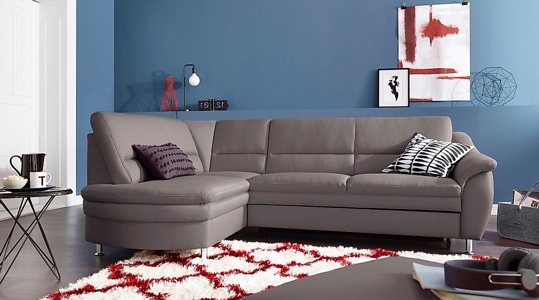 sit&more Ecksofa Cardoso L-Form, mit Federkern, günstig online kaufen