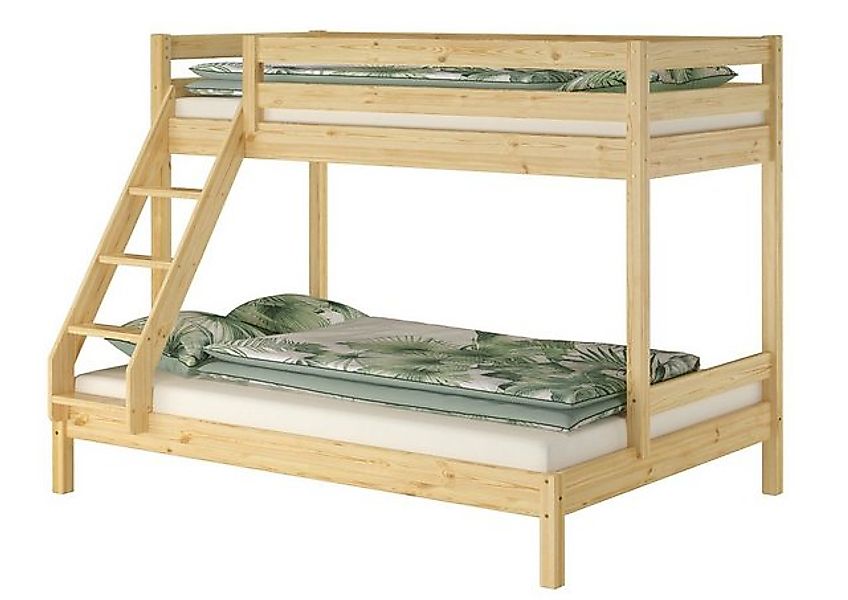 ERST-HOLZ Etagenbett Doppel Etagenbett 80 x 200 und 120 x 200 für Erwachsen günstig online kaufen