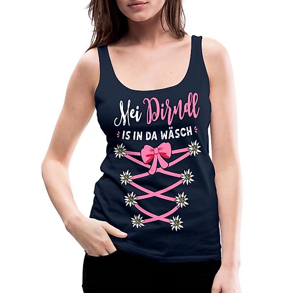 Spreadshirt T-Shirt Dirndl Spruch Mit Blumen günstig online kaufen