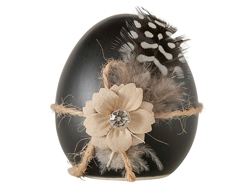 BOLTZE Dekofigur Blackie Dekoaufsteller Ei schwarz 7cm günstig online kaufen