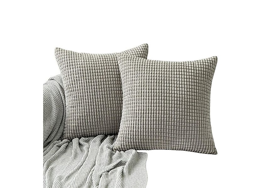 Kaket Kissenhülle 2 Stück, Quadratisch, für Wohnzimmer Schlafzimmer Bett So günstig online kaufen