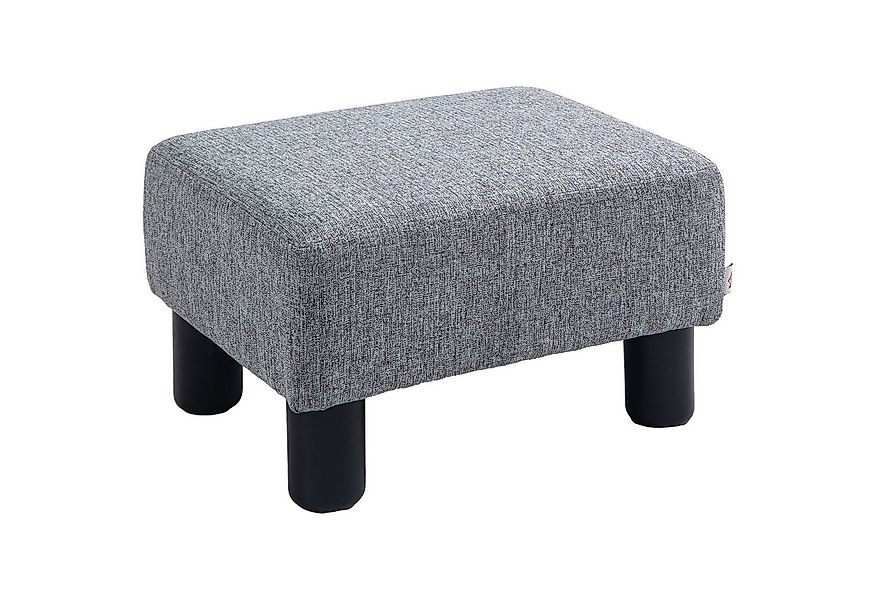 MC Star Fußhocker Sitzhocker Rechteckiger Ottoman Polsterhocker aus Leinen günstig online kaufen