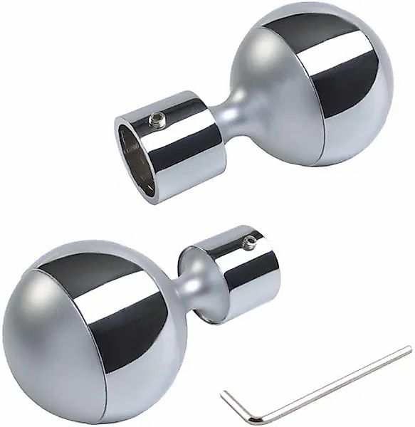 Liedeco Gardinenstangen-Endstück »Power« für Gardinenstangen Ø 20 mm günstig online kaufen