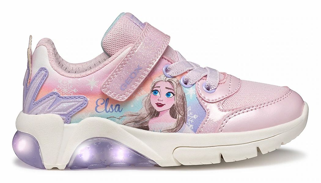 Geox Sneaker "J FADINLIGHT GIRL Blinkschuh", Disney Schuh, Klettschuh, Froz günstig online kaufen