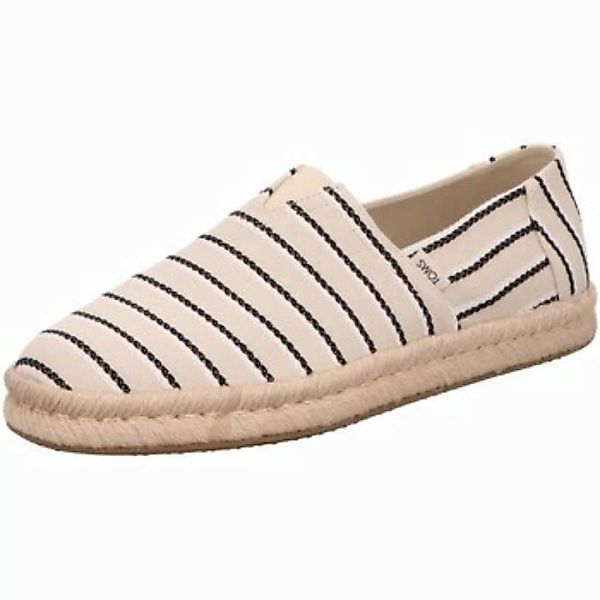 Toms  Damenschuhe Slipper Alpargata Rope 2.0 10020884 cream Stripes 1002088 günstig online kaufen