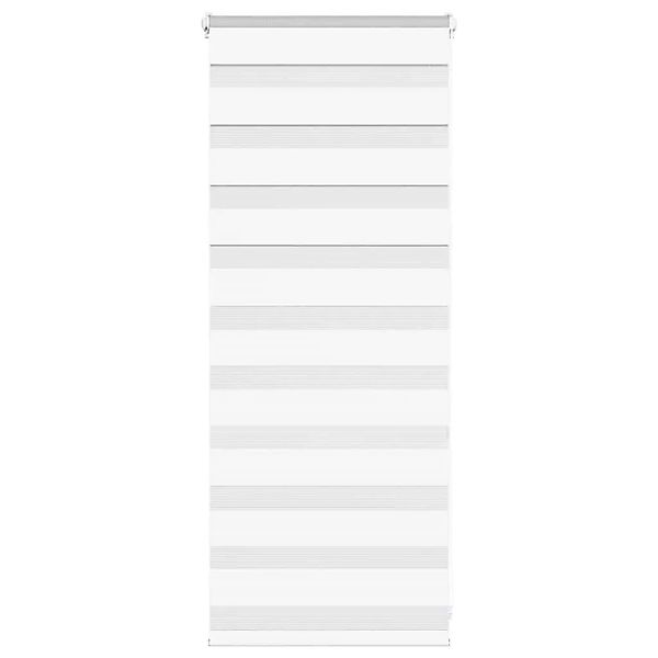 vidaXL Doppelrollo Weiß 60x100 cm Stoffbreite 55,9 cm Polyester 4014721 günstig online kaufen