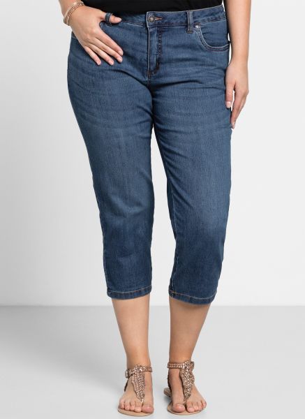 Sheego 5-Pocket-Jeans 1 Stk. tlg. günstig online kaufen