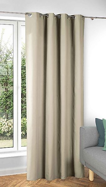 Klemmfix Verdunkelungsvorhang, Ösen (1 St), verdunkelnd, günstig online kaufen