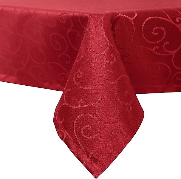 EUGAD Tischdecke (1-tlg), Damast Ornamente, mit Saum, Abwaschbar und Bügelf günstig online kaufen